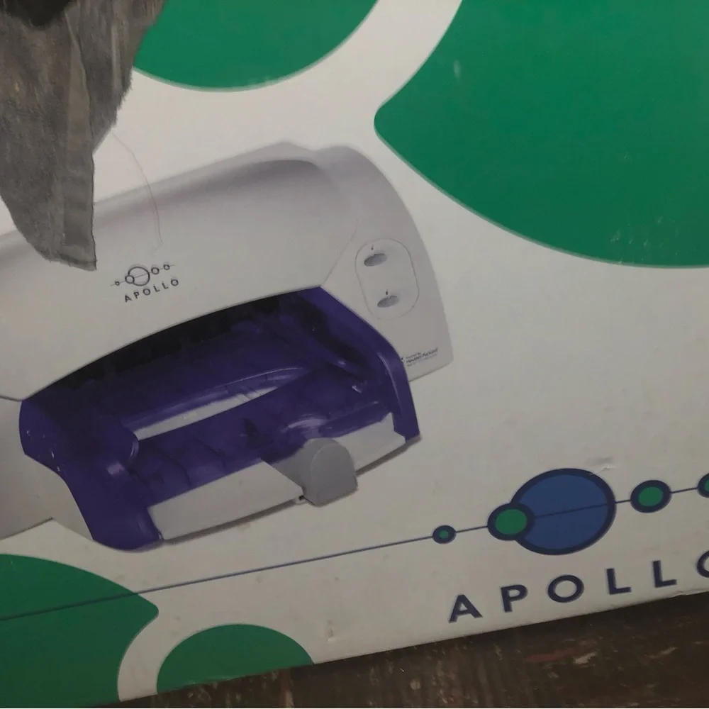 Apollo Purple and White Printer